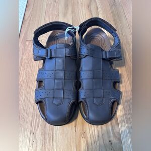 New Nunn Bush Men's Closed Toe Fisherman Sandals Size 12